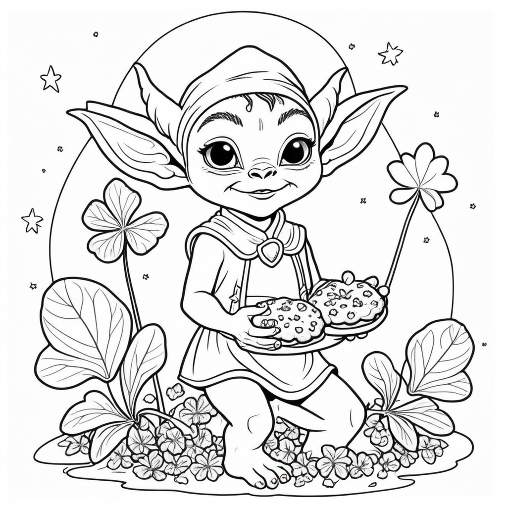Cozy Goblincore Coloring Pages - 25 Whimsical Fantasy Prints - Image 3