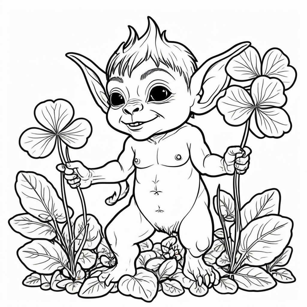 Cozy Goblincore Coloring Pages - 25 Whimsical Fantasy Prints - Image 18