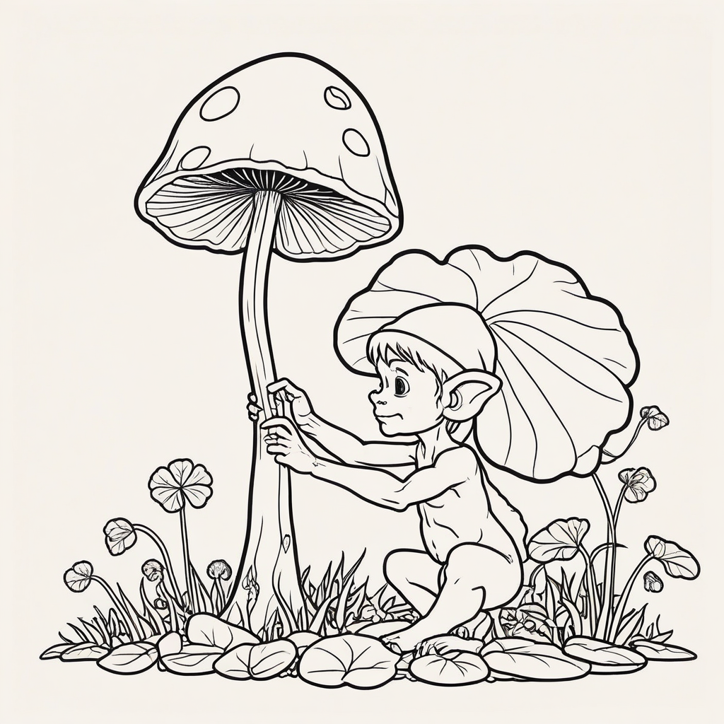 Cozy Goblincore Coloring Pages - 25 Whimsical Fantasy Prints - Image 21