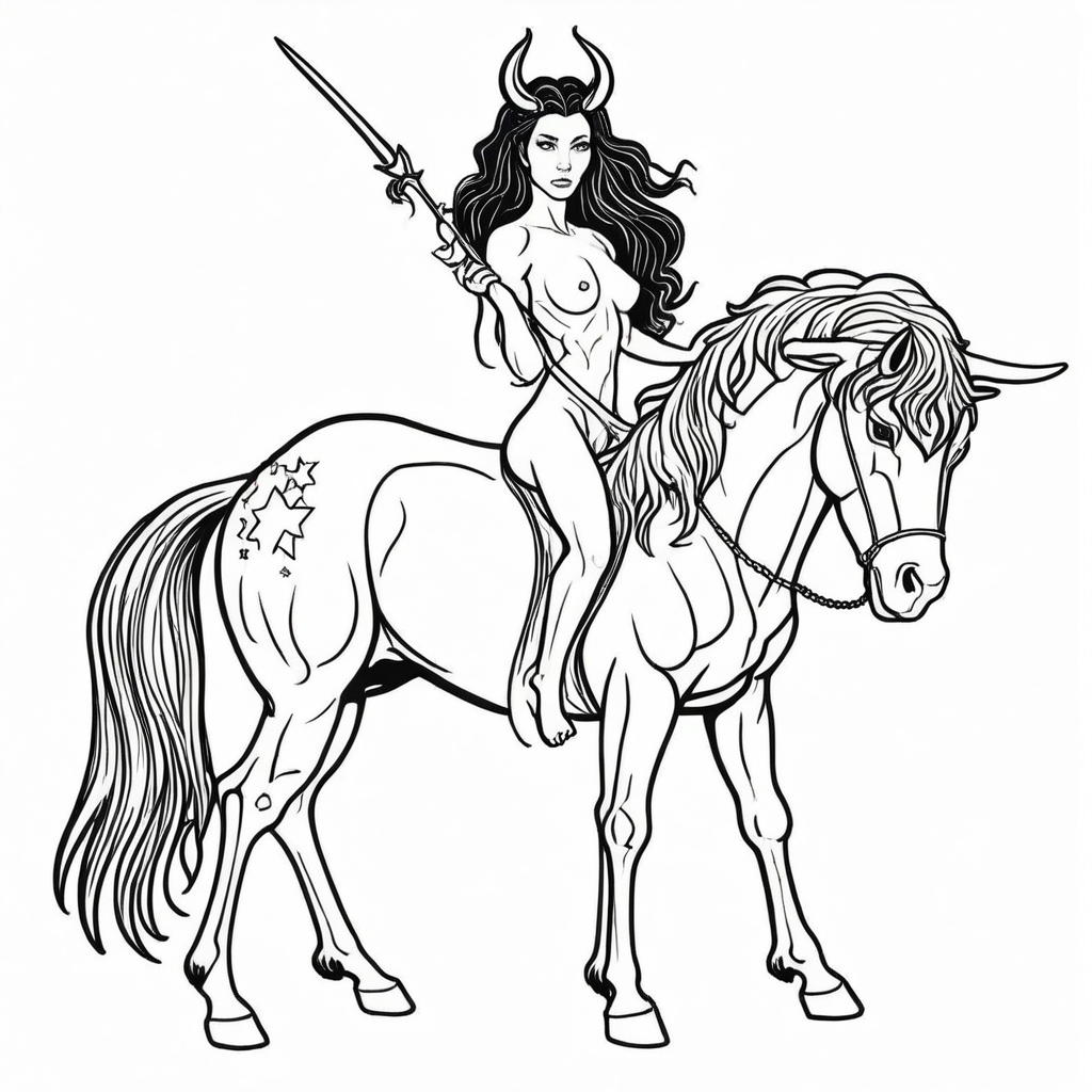 Mythological Mashups Coloring Pages - 25 Epic Creature Designs - Image 3