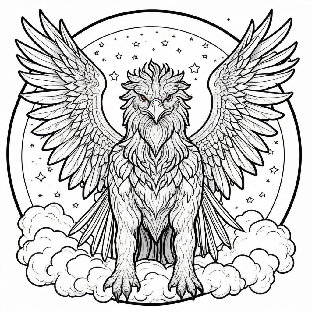 Mythological Mashups Coloring Pages - 25 Epic Creature Designs