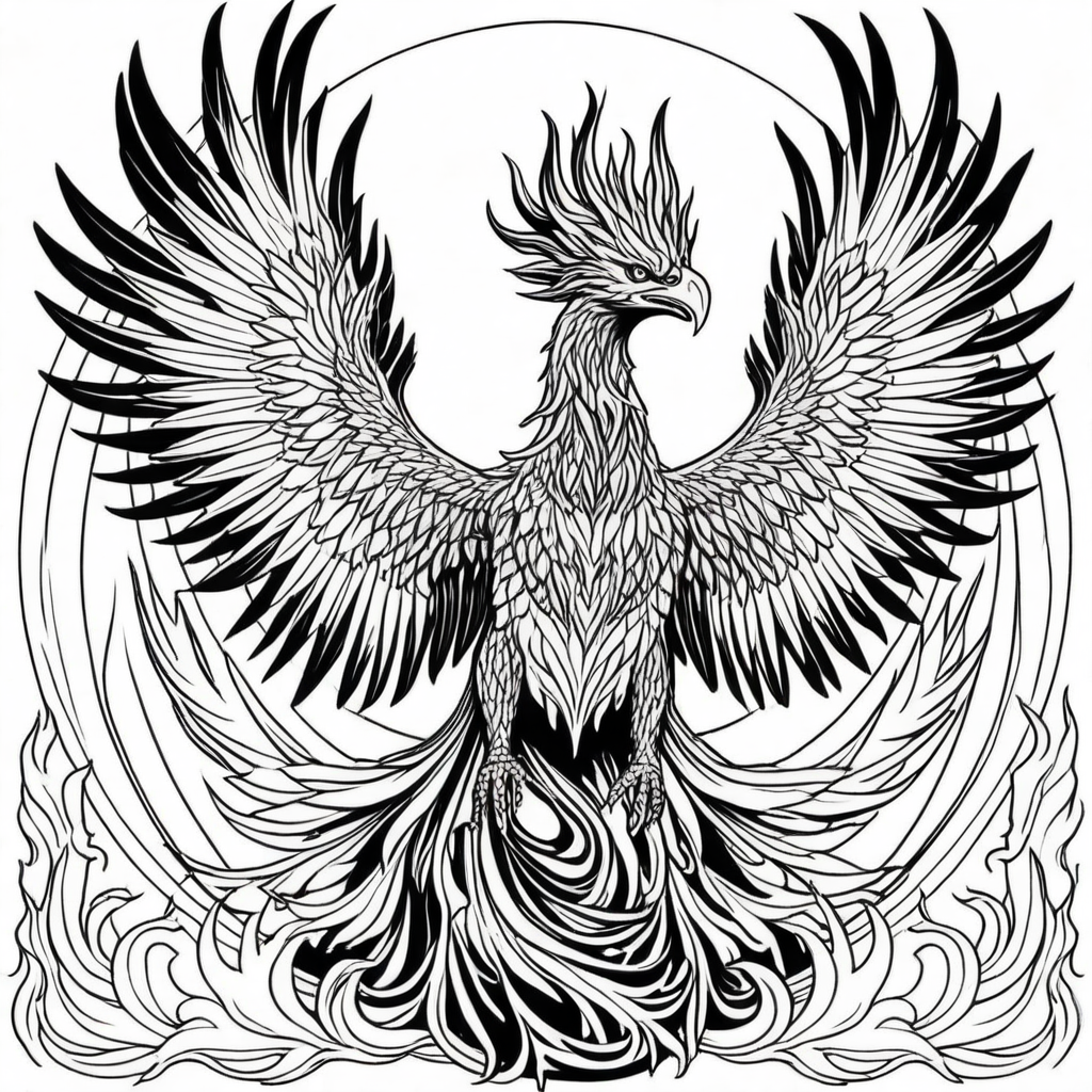 Mythological Mashups Coloring Pages - 25 Epic Creature Designs - Image 23