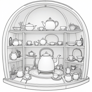 Micro Worlds Coloring Pages for Adults | 25 Printable Tiny Home PDFs | Instant Download Fairy Village Cross-Section Art