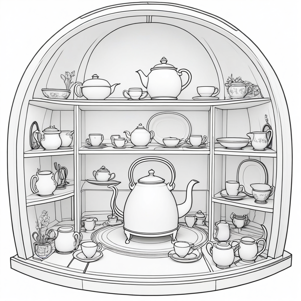 Micro Worlds Coloring Pages for Adults | 25 Printable Tiny Home PDFs | Instant Download Fairy Village Cross-Section Art