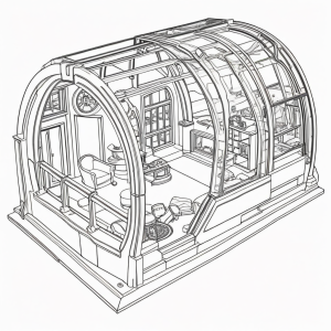 Micro Worlds Coloring Pages - 25 Intricate Miniature Scenes
