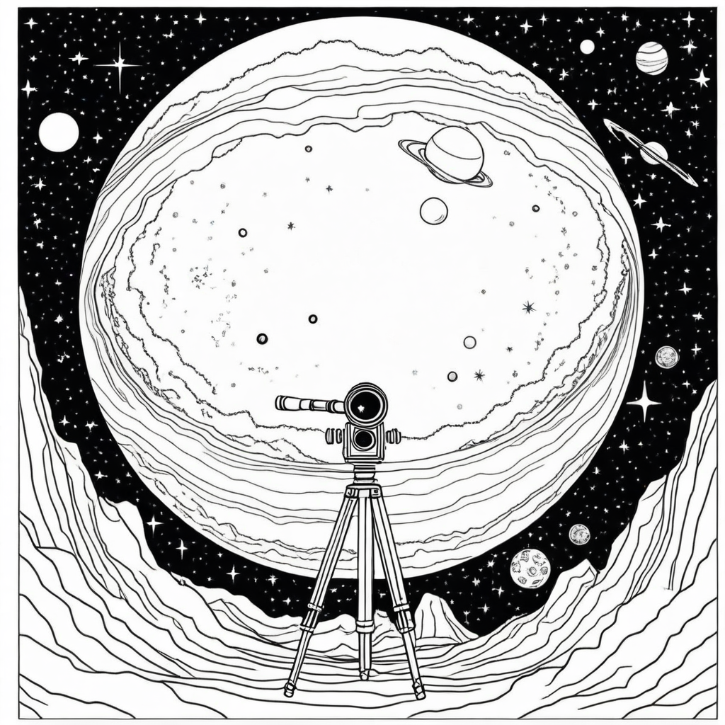 Solar System Coloring Pages - 25 Educational Space Designs - Image 3