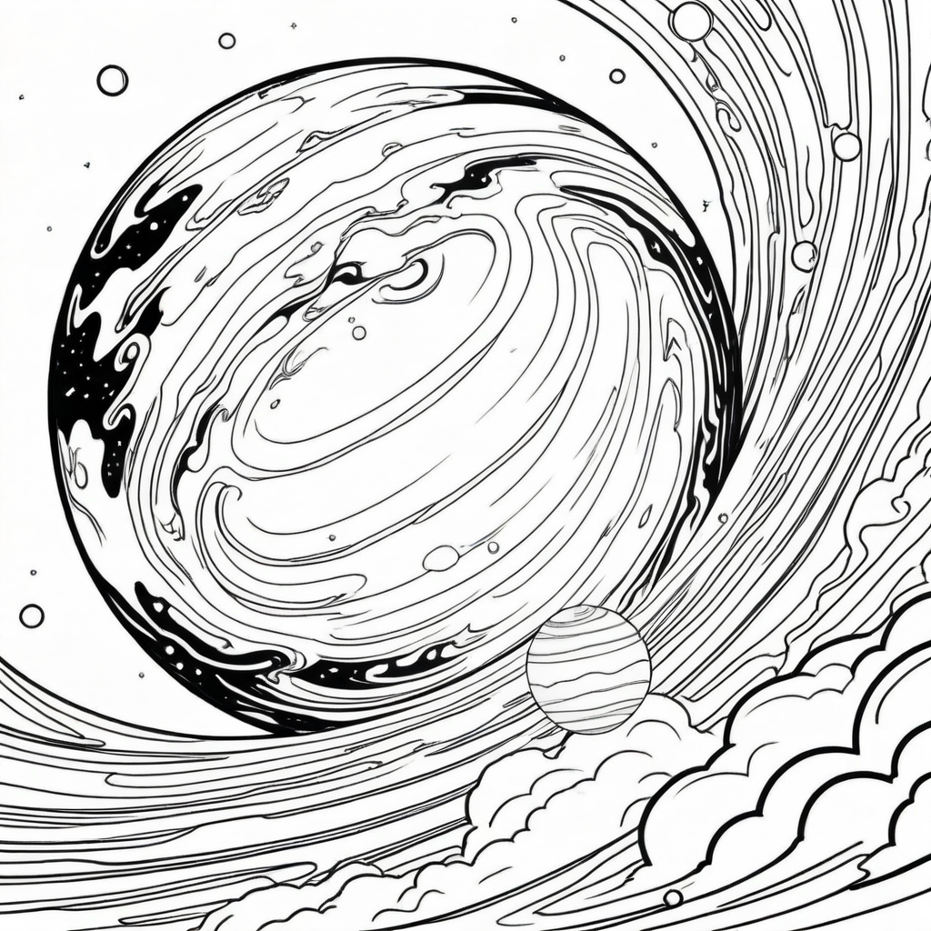 Solar System Coloring Pages - 25 Educational Space Designs - Image 5
