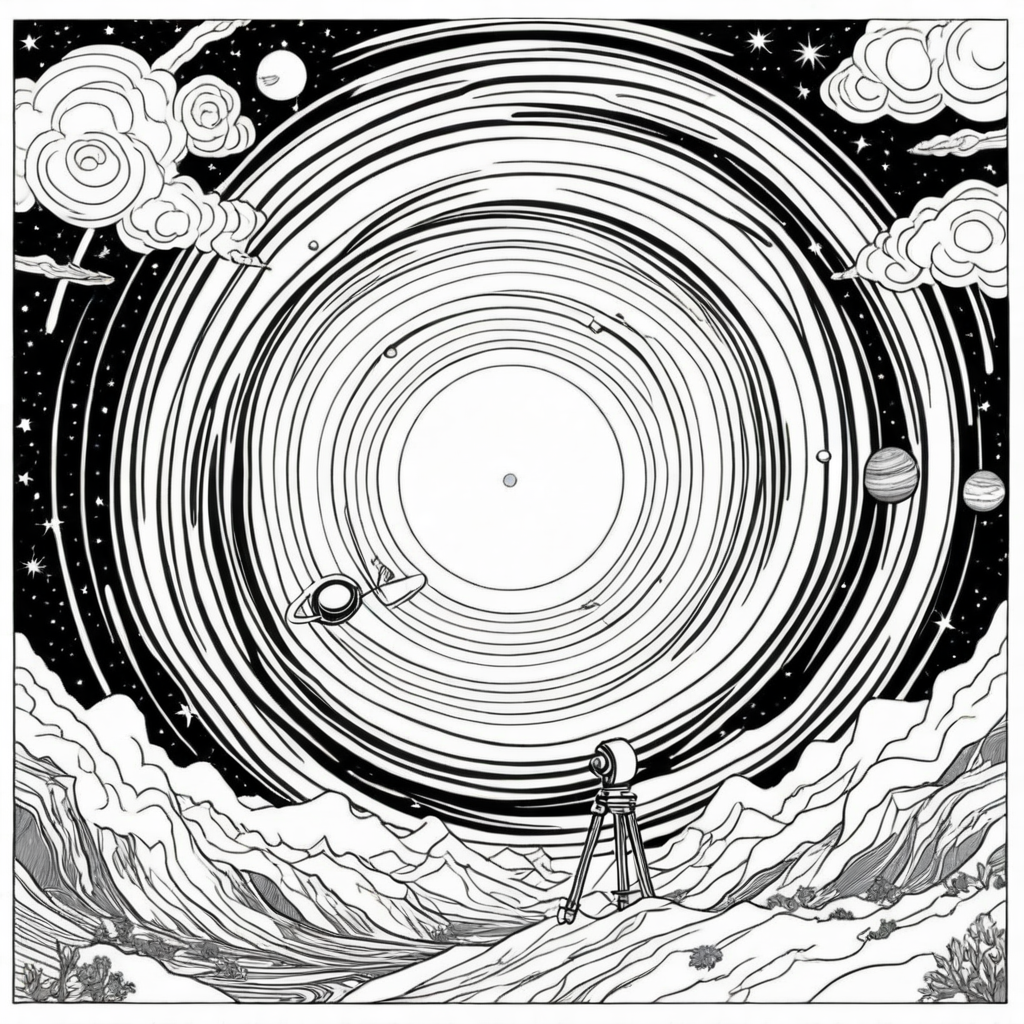 Solar System Coloring Pages - 25 Educational Space Designs - Image 7