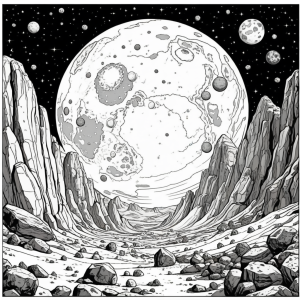 Solar System Coloring Pages - 25 Educational Space Designs