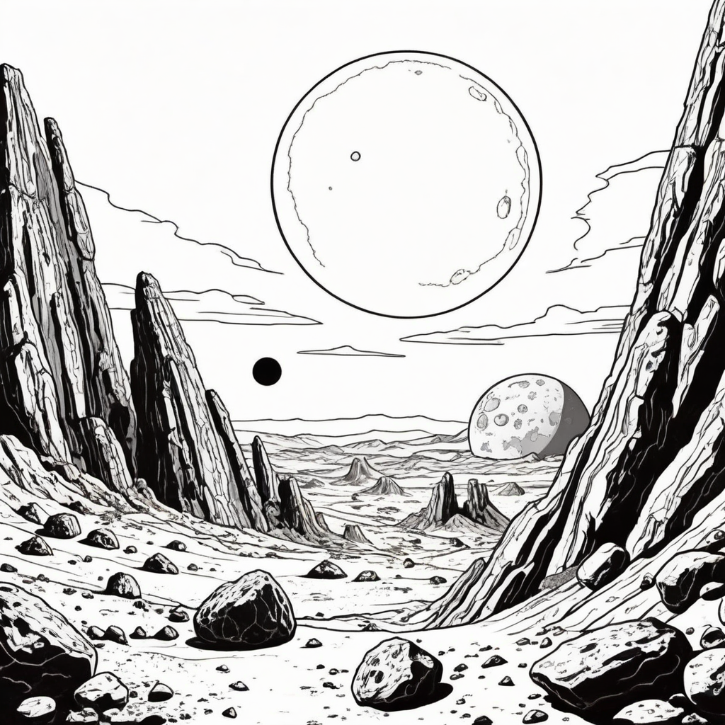Solar System Coloring Pages - 25 Educational Space Designs - Image 15