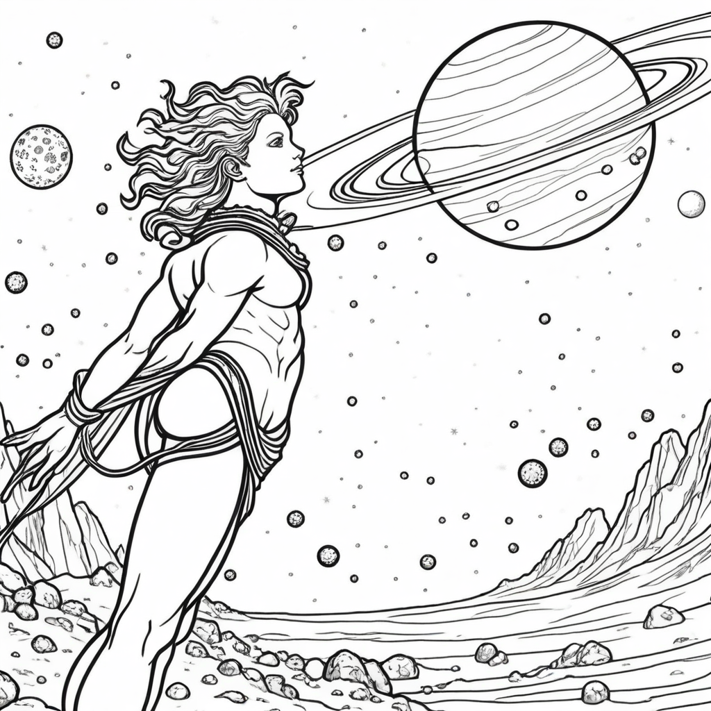 Solar System Coloring Pages - 25 Educational Space Designs - Image 17