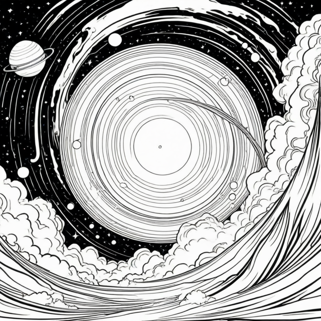 Solar System Coloring Pages - 25 Educational Space Designs - Image 20
