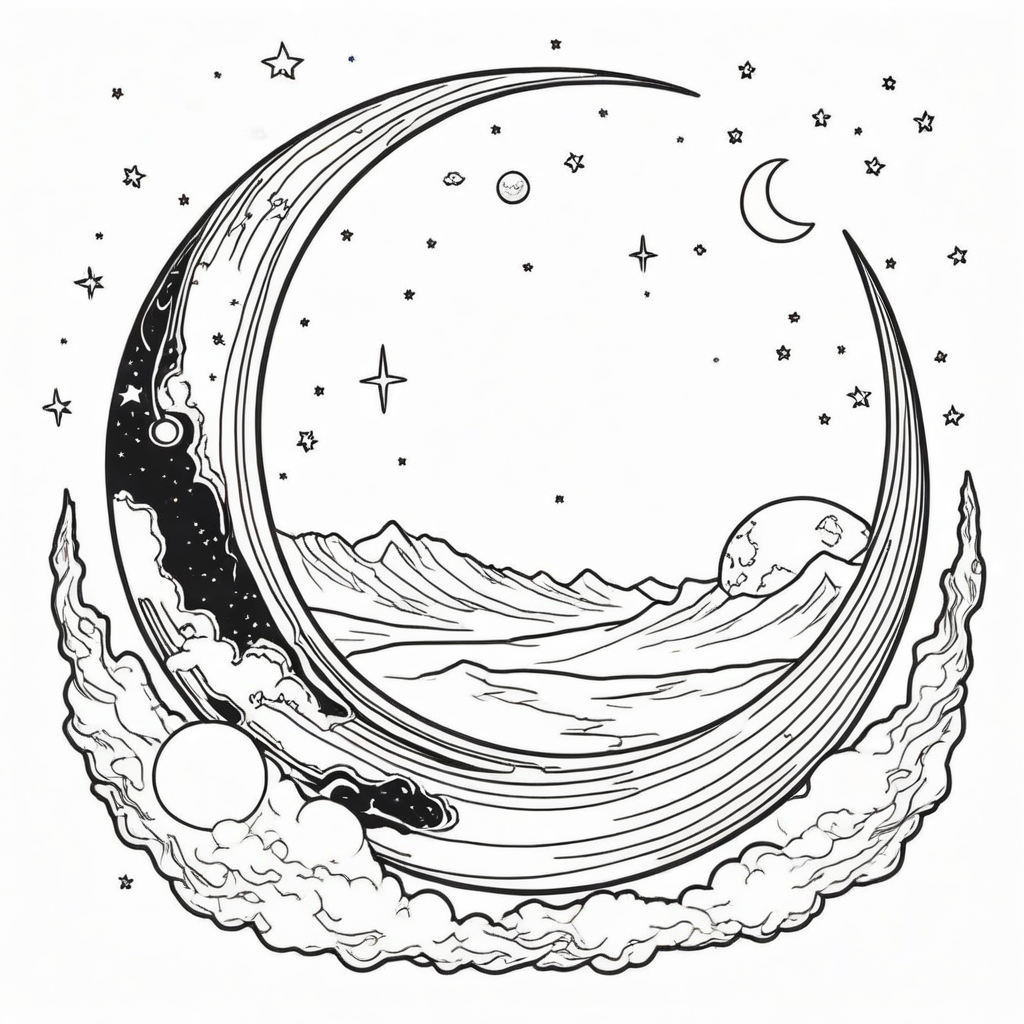 Solar System Coloring Pages - 25 Educational Space Designs - Image 24