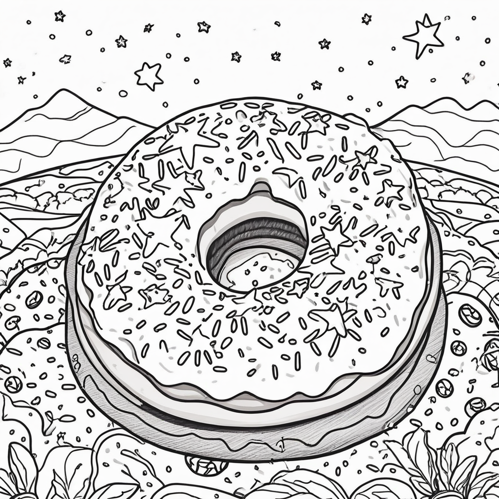Fantastical Food Coloring Pages - 25 Printable PDF | Instant Download - Image 5