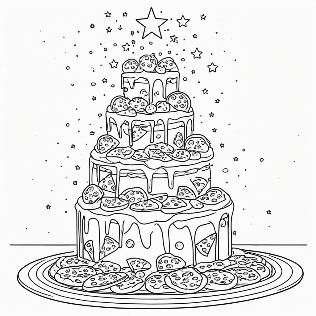 Fantastical Food Coloring Pages - 25 Printable PDF | Instant Download - Image 14