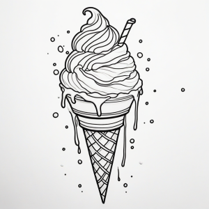 Fantastical Food Coloring Pages - 25 Printable PDF | Instant Download
