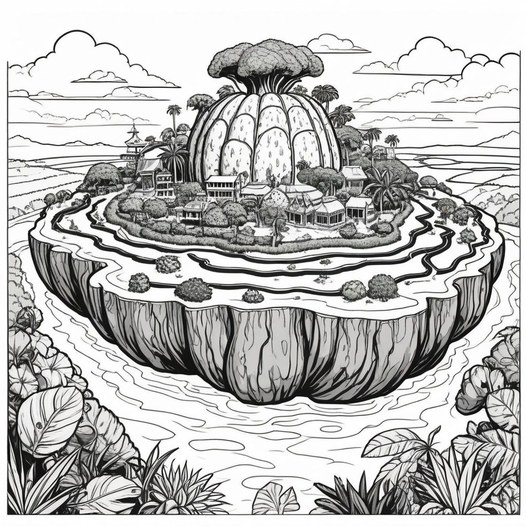 Fantastical Food Coloring Pages - 25 Magical Culinary Designs - Image 6