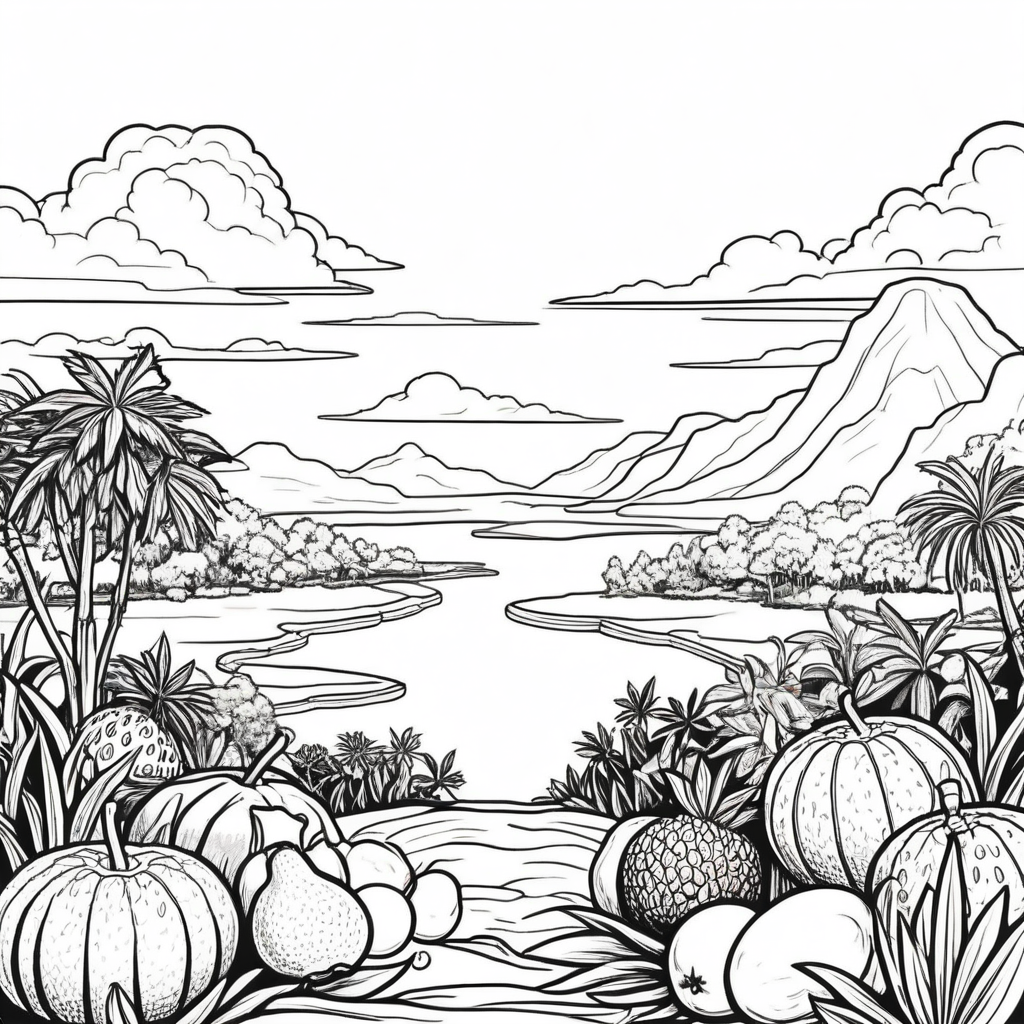 Fantastical Food Coloring Pages - 25 Magical Culinary Designs - Image 7