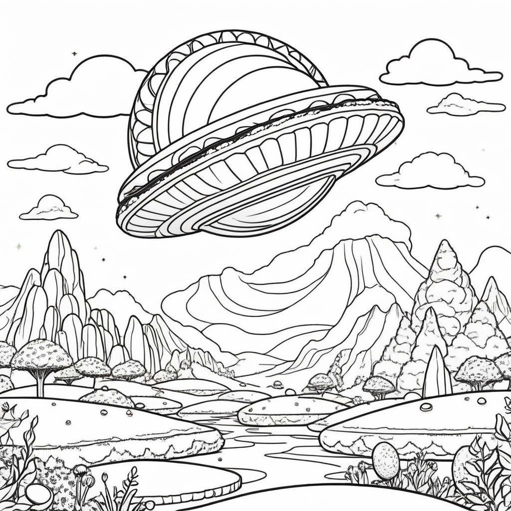 Fantastical Food Coloring Pages - 25 Magical Culinary Designs - Image 8