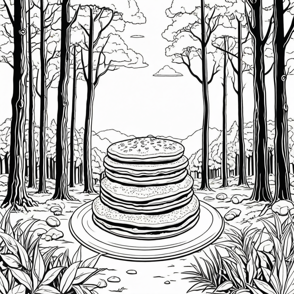 Fantastical Food Coloring Pages - 25 Magical Culinary Designs - Image 19