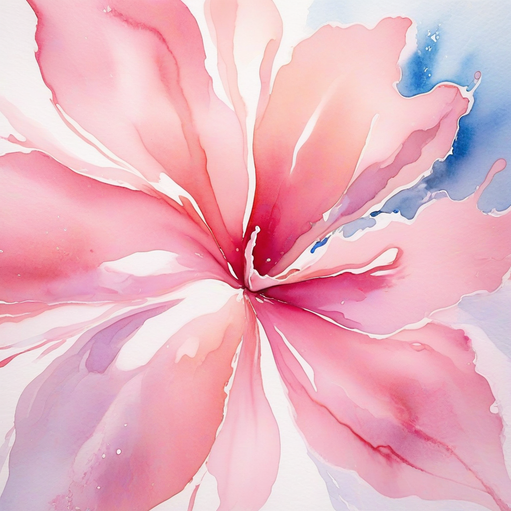 Reverse Coloring Pages - 25 Abstract Watercolor Designs - Image 17