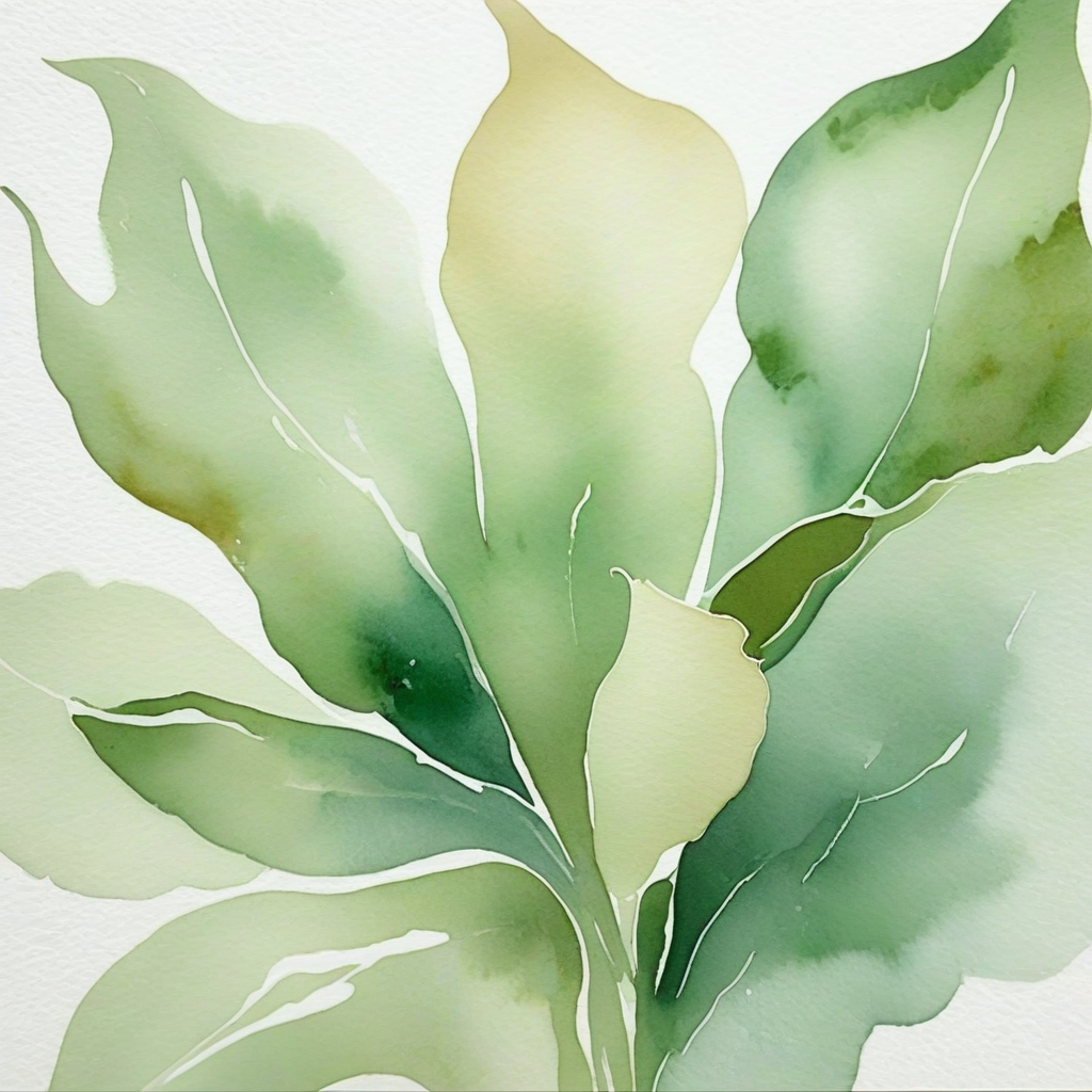 Reverse Coloring Pages - 25 Abstract Watercolor Designs