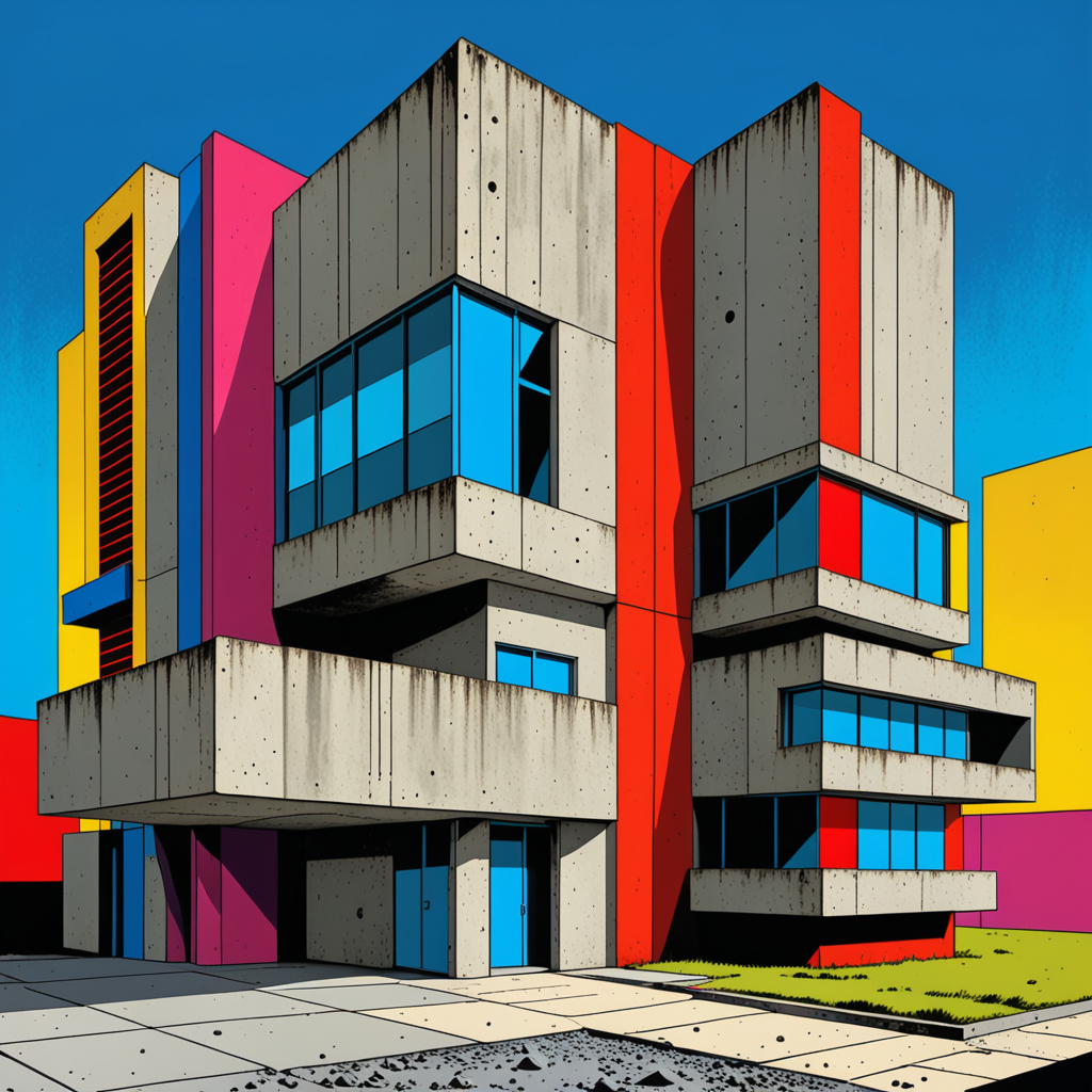 Pop Art Brutalism Wall Art - 25 Bold Graphic Prints - Image 21